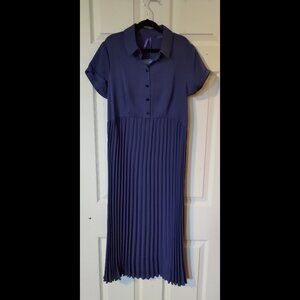 Seraphine NWT dusky cornflower blue maternity dress - US 2 / UK 6